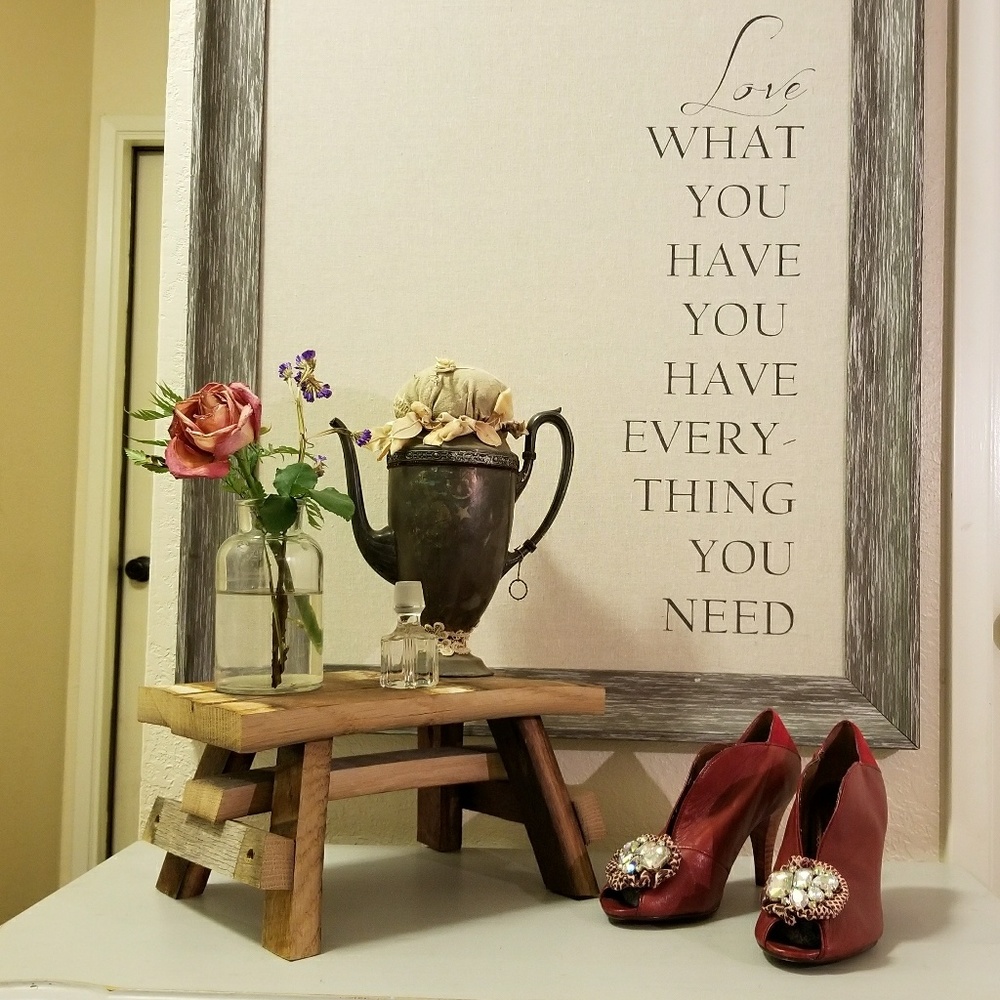 Extremely Unique Pair of Red Heels.